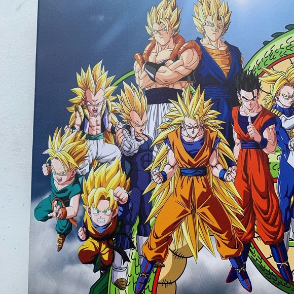 NEW CUSTOM anime inspired canvas handmade - Picture 2 of 5